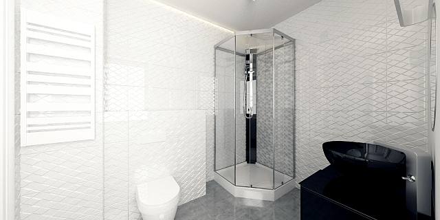 projekt domu Zx92 – interiérová úprava, Jednoduchý jednopodlažný dom s plochou strechou a plným podlažím