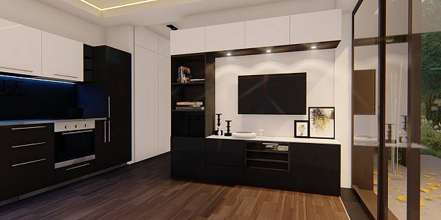 projekt domu Zx207 – interiérová úprava, Jedinečný, malý dom s veľkými možnosťami