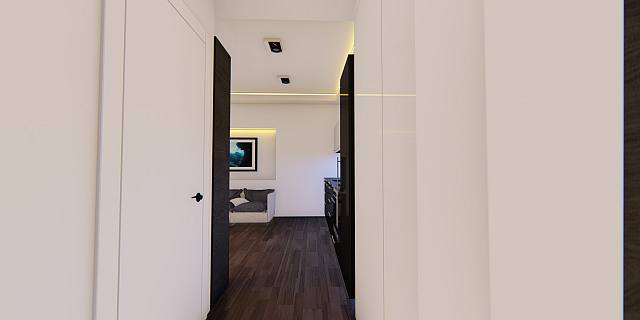 projekt domu Zx207 – interiérová úprava, Jedinečný, malý dom s veľkými možnosťami