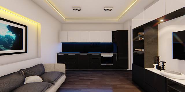 projekt domu Zx207 – interiérová úprava, Jedinečný, malý dom s veľkými možnosťami