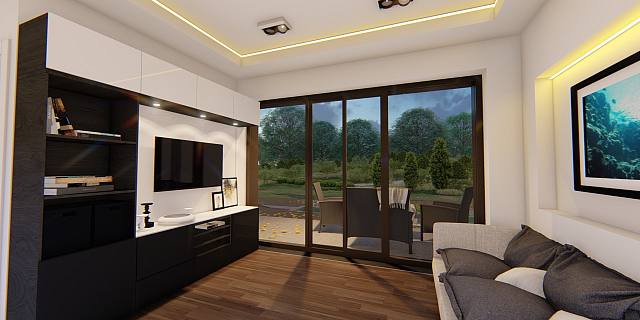 projekt domu Zx207 – interiérová úprava, Jedinečný, malý dom s veľkými možnosťami